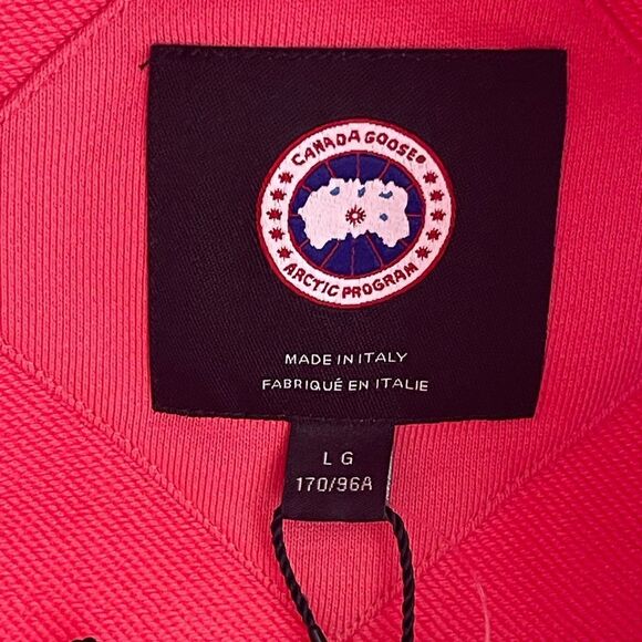 Canada Goose Pink Women's Crop Sweater - Picture 5 of 7